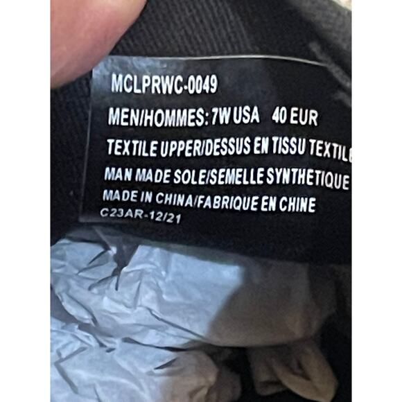 Lugz Mens Clipper Classic Slip-On Fashion Sneaker | Black/Gum Size 7W - Picture 7 of 7